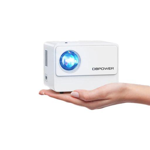 DBPOWER プロジェクター 超小型 ホームプロジェクター BLUETOOTH 10000LM 高輝度 WIFI 1080PフルHD対応 4K対応 家庭用プロジェクター 内蔵スピーカー ズーム機能 ホームシアター S