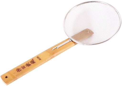 神田鉄鍋 炭化竹柄 そば揚げ 21CM 041282