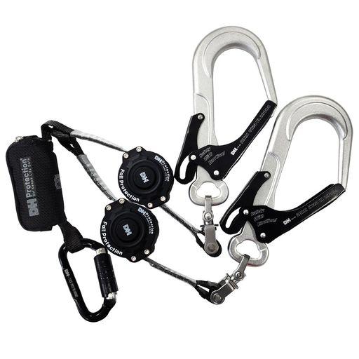 DH PROTECTION] 新規格 EX AIR 軽量 巻取ランヤード 1種 胴ベルト 兼用