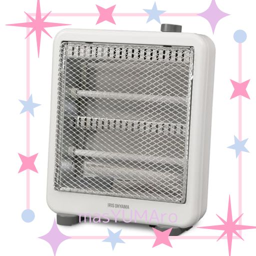 アイリスオーヤマ 電気ストーブ ヒーター 暖房器具 電気 足元 小型 省エネ 脱衣所 転倒時電源OFF 400W/800W 2段階切替 軽量 EHT-800W ホワイト