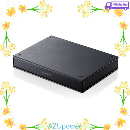 エレコム ポータブルHDD ハードディスク 2TB PC/テレビ録画用 USB3.2 
