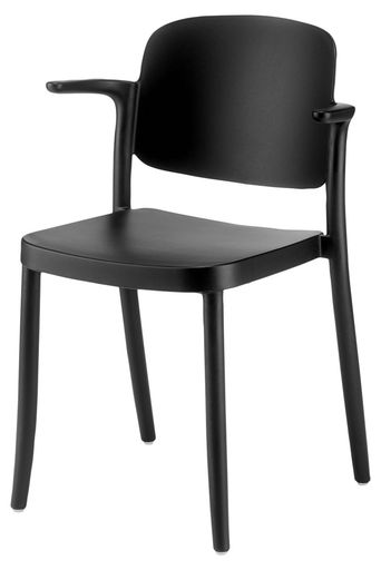 コレクションリビング イタリア チェラントラ社 COLOS/PIAZZA2【ピアッツァ2】ブラック 屋外利用可 おしゃれ イス スタッキング可 テラス カフェ デザインチェア 椅子 デザイン チェア パテ…