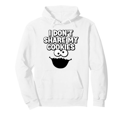 おかしいな、クッキーは分け合わないんだ、モンスター、ケーキ、クリスマス パーカー