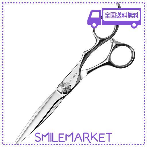 AOLANDUO 6” 髪切りはさみ-非常にシャープ-オフセットデザイン日本のJP440Cステンレス鋼の髪切りはさみバーバー&サロンスタイリストのための-滑らかな動き細やかな職人技理髪師はさみ