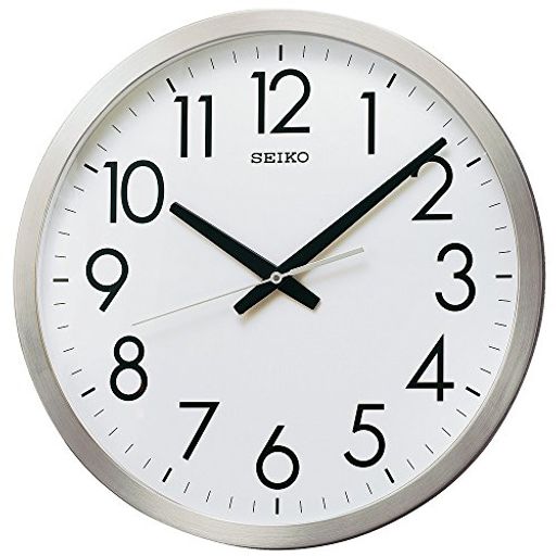 セイコークロック 掛け時計 オフィスタイプ アナログ クオーツ 金属枠 KH409S SEIKO