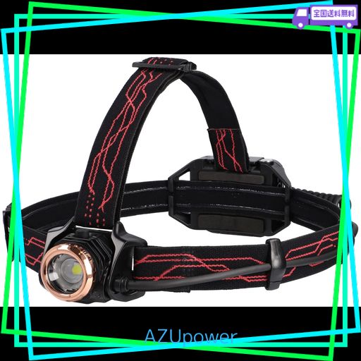 GENTOS(ジェントス) LED ヘッドライト USB充電式(専用充電池/単4電池) 強力 450ルーメン 防水 Gシリーズ GH-110RG 作業用 プロユース向け