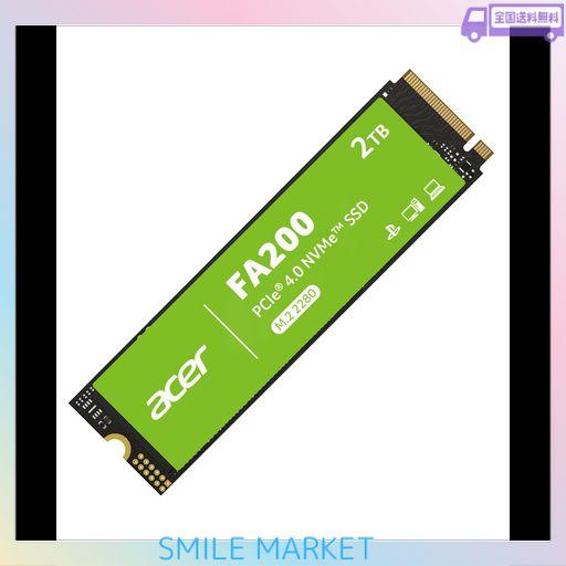 ACER M.2 SSD 2TB FA200 NVME1.4 2280 PCIE GEN4×4 超高速(最大