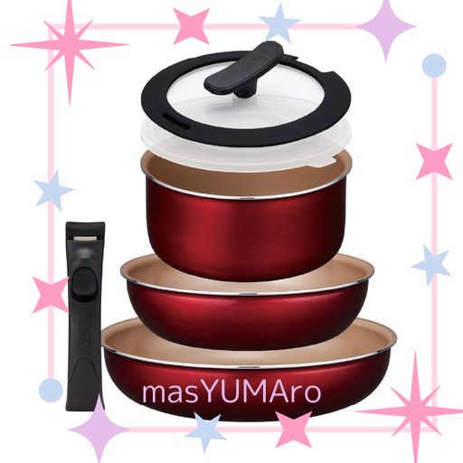evercook α 着脱6点セット　エバークックアルファ　IH対応　フライパン エバークック フライパンセット 6点セット 着脱式 IH対応 EVERCOOKΑ