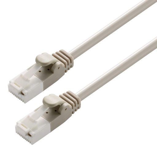 エレコム LANケーブル CAT6 50M ツメが折れない 爪折れ防止コネクタ 簡易パッケージ ROHS指令準拠 ライトグレー LD-GPT/LG50/RS