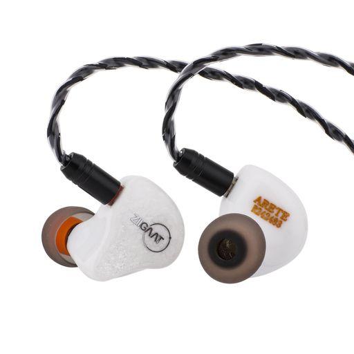LINSOUL ZIIGAAT×FRESH REVIEW ARETE 1DD+4BAハイブリッド型ブラックハイエンドHIFIイヤフォン 頑丈な10MMバイオセルロース振動板ダイナミックドライバー アメリカ製KNOWLESバランスド・アーマチュアド…