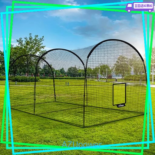 KAPLER バッティングゲージ 野球バッティングゲージ 6.7X3.5X3M バッティングゲージ大きい キャリーバッグ付き 屋外練習