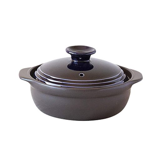 サーマテック IH対応 土鍋 6.5号 デニムブルー 20-3