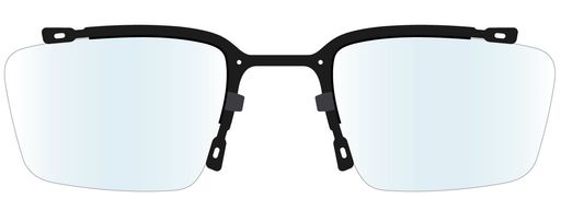 ルディプロジェクト(RUDYPROJECT) スポーツサングラス ロードバイク 自転車 FR49 クリップオン FR490000 ブラック