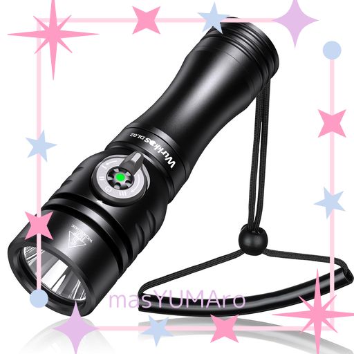 Wurkkos DL02 ダイビングライト IPX8 水中100メートル潜り使用 WURKKOS DL02 ダイビングライト IPX8 水中100メートル潜り使用 LED水中