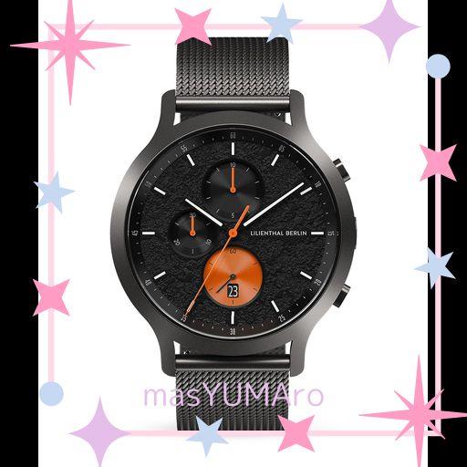 [リリアンタール ベルリン] 腕時計 クロノグラフ デイト 限定 ドイツ製 C01-LE-VOLII-B023F メンズ グレー