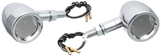 キジマ(KIJIMA) バイクパーツ ウインカーランプ スカイ フラット メッキ/ミラーレンズ 12V23W 219-1098