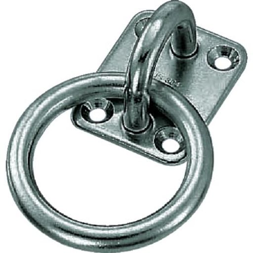 トラスコ中山(TRUSCO) 丸カンプレート ステンレス製 8MM (1個=1袋) 10個 【ケース販売】 TMP-8 14,287円