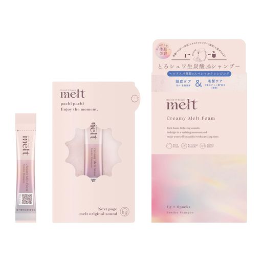 MELT(メルト) メルト クリーミーメルトフォーム 炭酸パウダー 1GX6包