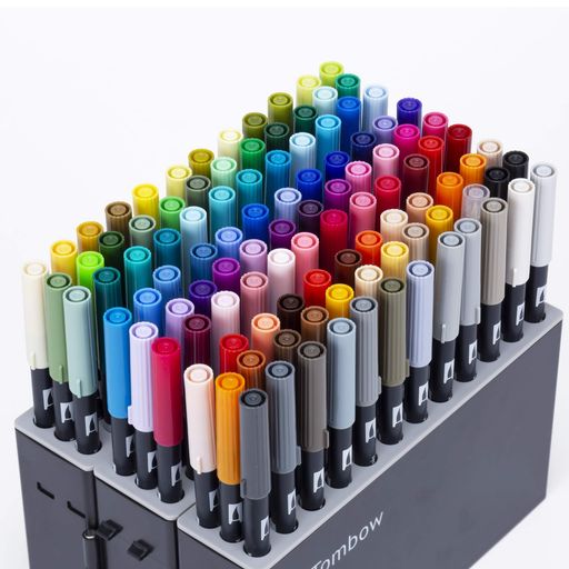トンボ(TOMBOW) 鉛筆 筆ペン デュアルブラッシュペン ABT 全108色セット