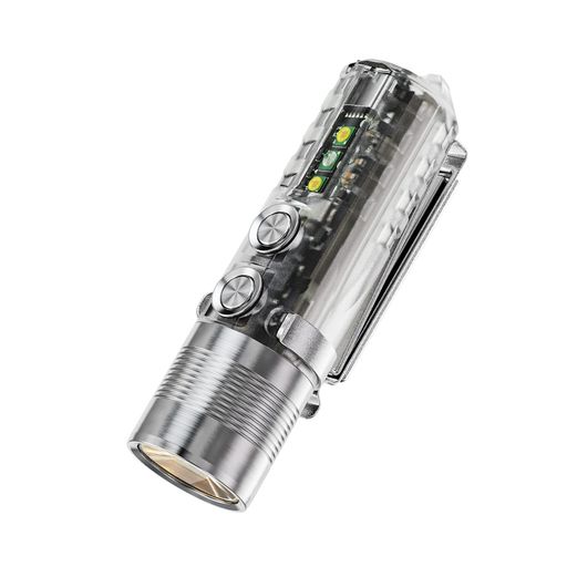 ROVYVON A28 G2 懐中電灯 サイドシグナルライト付き 1000LM 充電式 防水 EDCポケット懐中電灯 キャンプ アウトドア 毎日の持ち運びに