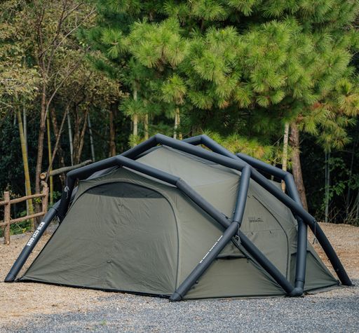 SPRINGHILL エアードームテント TCテント 4-6人用 煙突穴付き 家族