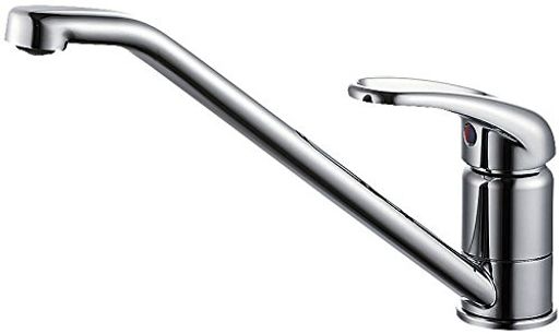 SANEI(サンエイ) シングルワンホール混合栓 キッチン用 泡沫吐水 取付けはボルト式 寒冷地用 K87110JK-13