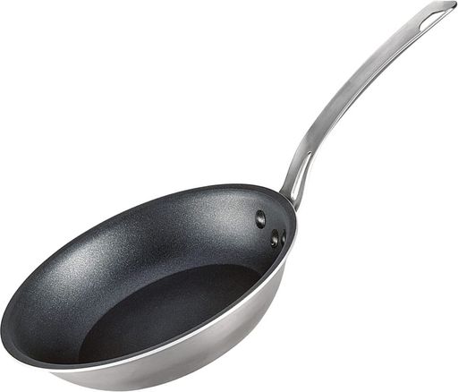 北陸アルミニウム(HOKURIKU ALUMI) マイスター2層クラッド IH対応 フライパン 21CM 日本製 シルバー