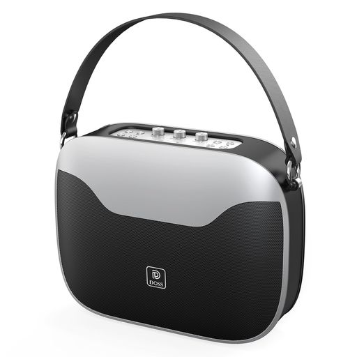 DOSS SOUNDBOX H100 BLUETOOTHスピーカー 50W出力 大音量 デュアルDSP技術 24時間再生 ワイヤレス BLUETOOTH5.3接続 TWS/AUX-IN/TFカード/USBメモリに対応 高音&amp;低音調節技術搭載 重低音
