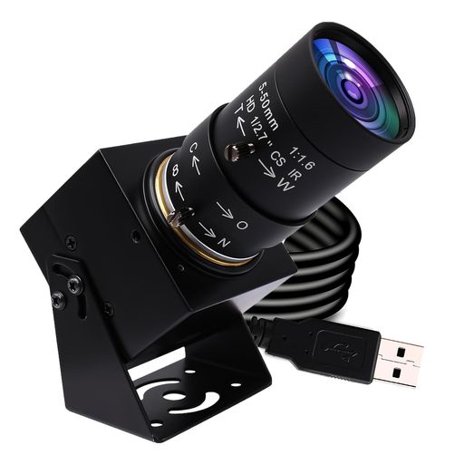 SVPRO 1080P USB のカメラ 5-50MM の手動ズームレンズ、100FPS/60FPS/30FPS 完全な HD のウェブ画像、WINDOWS/MAC/LINUX/ANDROID のマシン