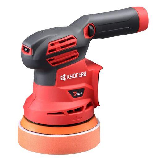 京セラ(KYOCERA) 旧リョービ 充電式サンダポリッシャー BRSE-1800 本体のみ 602600B 【車の塗装面の磨き・艶出し、ヘッドライトのくすみや黄ばみの除去に最適】 オービット径5MMの高い研磨力 ス…