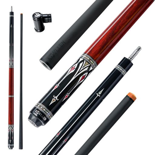 KONLLEN 147CM カーボンファイバー プールキュー 低ディフレクション
