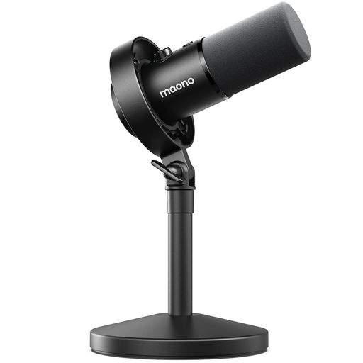 MAONO USB XLR ダイナミックマイク 192KHZ/24BIT ポッドキャスト用PCマイク 単一指向性 ノイズキャンセリングマイク スタジオ レコーディング ストリーミング コンテンツ作成に PD300XT