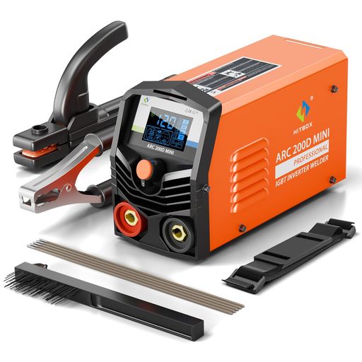 HITBOX アーク溶接機 小型 溶接機 100V専用 140A 被覆アーク溶接 LIFT TIG 1台2役 簡易MMA溶接機 液晶表示 インバーター直流 定格使用率45% VRD搭載 手棒溶接機 ARC溶接機 DIY 初心者向け 家庭用/プロ…