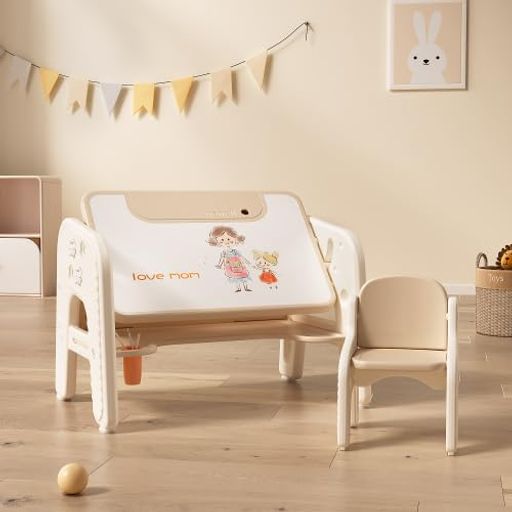 BTM 学習机セット 子供用テーブル テーブルセット キッズデスク キッズチェア 子供机 学習デスク 机 幼児机 学習机 キッズテーブル 子供チェア キッズデスク プレゼント 1~6才