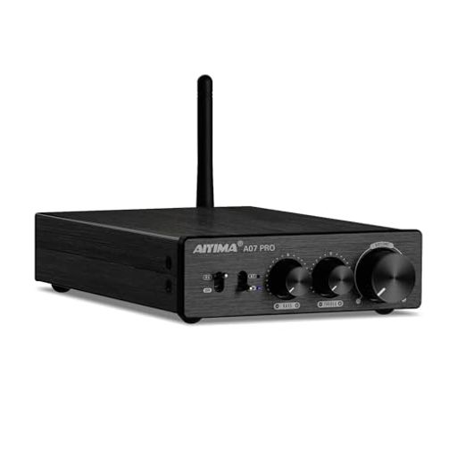 AIYIMA A07 PRO デスクトップアンプ TPA3255+QCC304X+N5532*5 BLUETOOTH 5.2 APT-X HD 300W*2 パワーアンプ HIFI AUDIO デスクトップアンプ