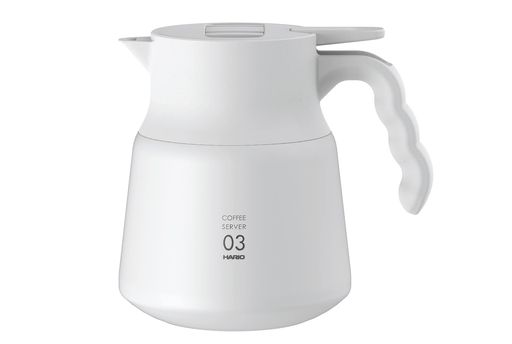HARIO(ハリオ) V60 保温ステンレスサーバー PLUS 800 保存可能容量800ML ホワイト VHSN-80-W