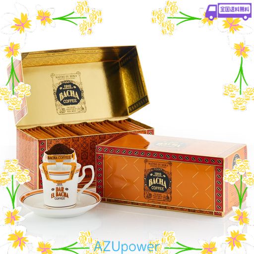 BACHA COFFEE(バシャコーヒー) | アソートドリップバッグギフトボックス 100% ARABICA BEANS 個包装ドリップバッグ25袋入り