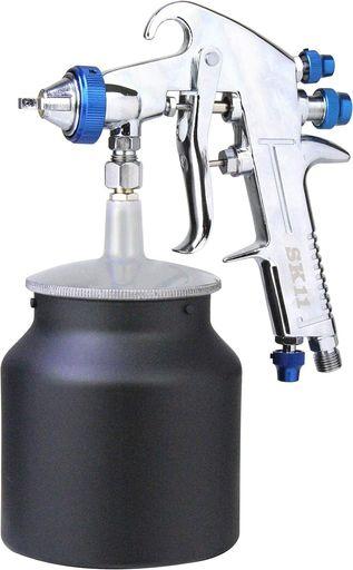 SK11(エスケー11) エアスプレーガン 吸上式 口径1.5MM カップ容量 750CC SPGK-15S