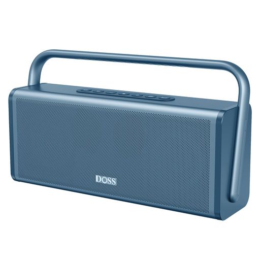 DOSS SOUNDBOX PRO+ P400 BLUETOOTHスピーカー 50W 重低音 ワイヤレス ポータブル 小型 ブルートゥース スピーカー【26時間再生/ワイヤレスステレオ対応/クールファントムミラーライト搭載/IPX5