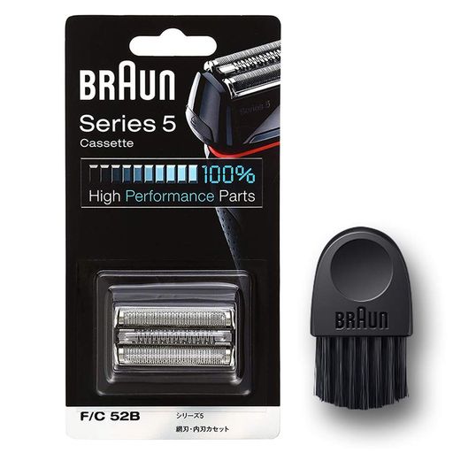 【正規品】ブラウン 替刃 シリーズ5 シェーバー F/C52B-B ブラック 【本来の性能を100%発揮】 ブラシ付き