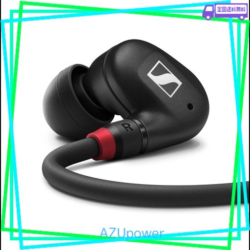 ゼンハイザー(SENNHEISER) IE 100 PRO WIRELESS BLACK プロ用モニタリングワイヤレスイヤホン 黒 【国内正規品】 509171 ダイナミック・カナル型 ワイヤレスと有線接続の使い分けが可能