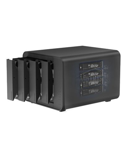 TERRAMASTER テラマスター D8 HYBRID 8ベイ USBストレージHDD NVME エンクロージャ USB 3.2 GEN 2 10GBPS TYPE C RAID機能 専用2+6 RAIDディスクアレイメーカー直営店 HDD付属なし