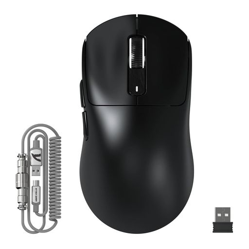 MAMBASNAKE × ATTACK SHARK X3 MAX ゲーミングマウス PAW3950 42000DPI 無線 ステッカー付 黒 7,045円