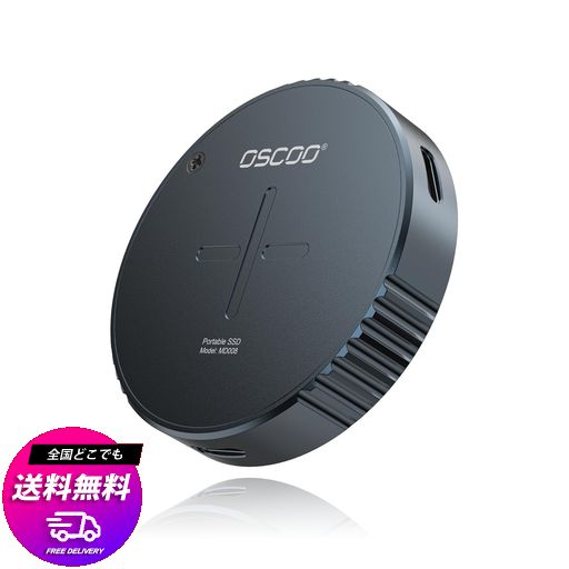 OSCOO 512GB マグネット式ポータブルSSD ？ USB 3.2 GEN2 TYPE-C 外付けSSD|最大1000MB/S|IPHONE 15/16/17シリーズ・ANDROID・タブレット・ノートPC・デスクトップ・ゲーム機対応