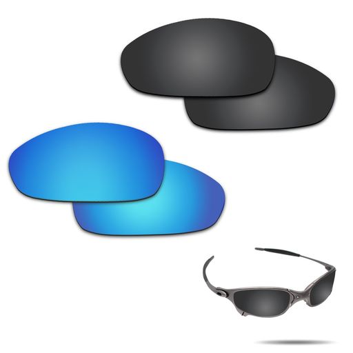 【2 ペア】FISKR 色褪せ防止 OAKLEY JULIET交換用偏光レンズ オークリー ジュリエット レンズ