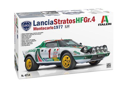 イタレリ タミヤ 1/12 カーシリーズ NO.4714 ランチア ストラトス HF GR.4 モンテカルロ 1977 プラモデル 37707 (自動車)