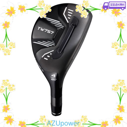 本間ゴルフ ユーティリティ T//WORLD TW757 UT VIZARD FOR TW757 ロフト角:21° 番手:UT#4 フレックス:R ブラック