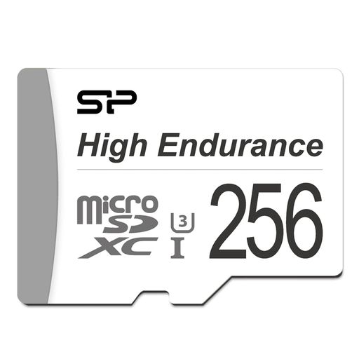 シリコンパワー 高耐久MICROSD カード 256GB CLASS10 UHS-1 U3 V30 A1 4K対応 繰り返し録画 ドラレコ 監視カメラ SP256GBSTXDV3V1HAD