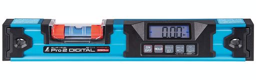 シンワ測定(SHINWA SOKUTEI) ブルーレベル PRO2 350MM 防塵防水のデジタル水平器 マグネット付 75316