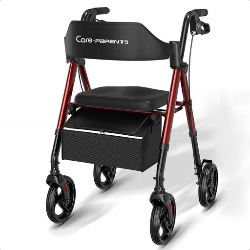 BTYJLEBE 歩行器 シルバーカー 5段階調整 パープル Amazon | シルバー
